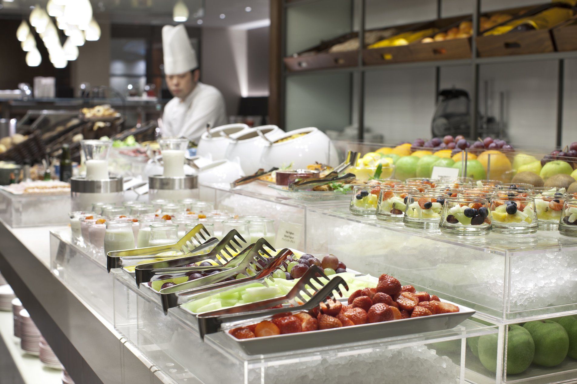 Hotel Okura Amsterdam - The Leading Hotels Of The World Ресторан фото A buffet at a hotel